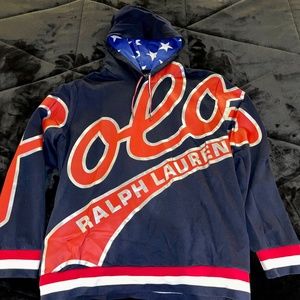 Polo Ralph Lauren Sweatshirt XL Red White & Blue 2018
